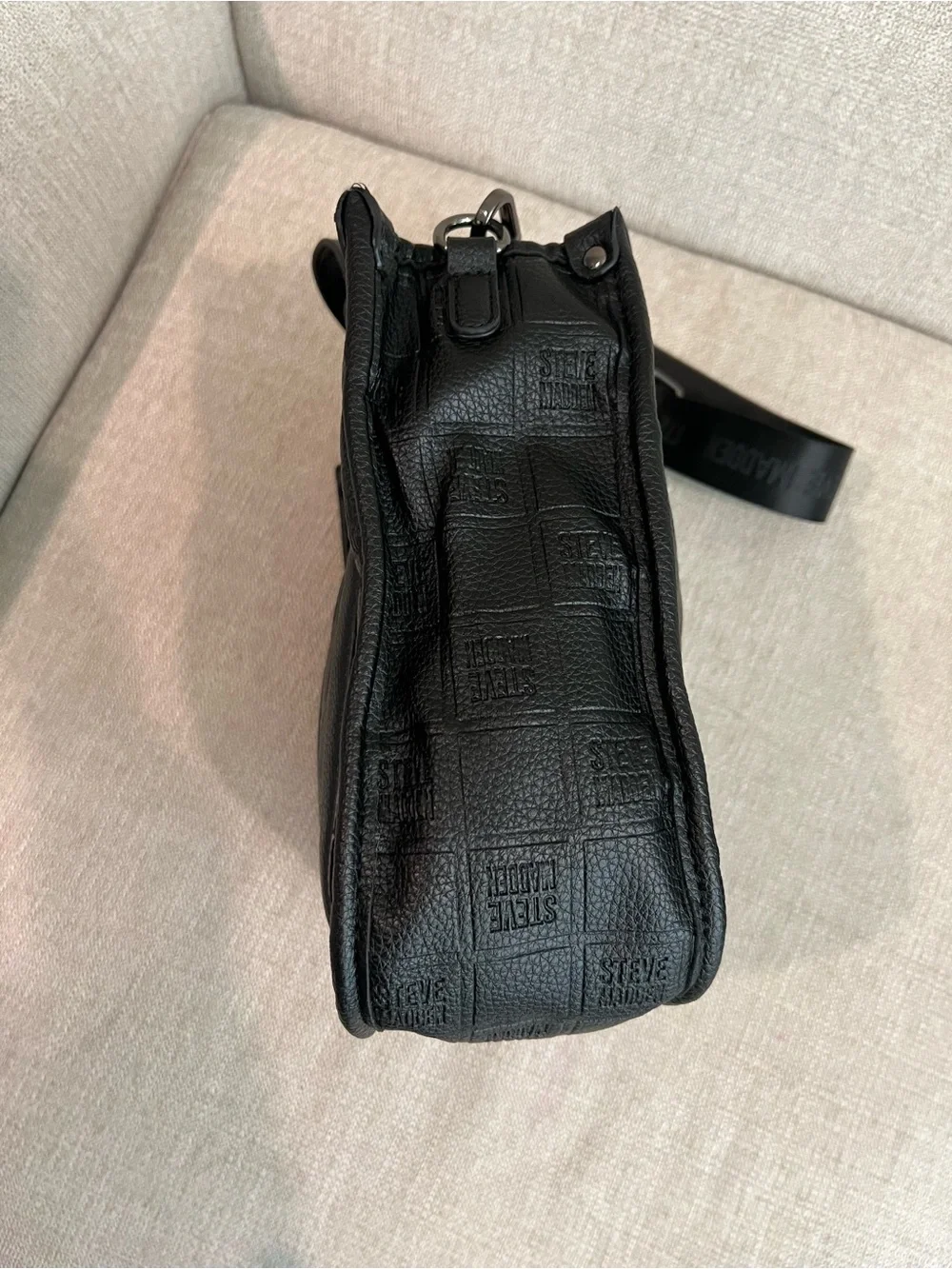 Steve Madden Black Crossbody Bag with Removable Pouch